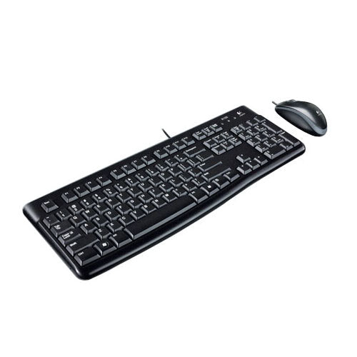 LOGITECH MK120 Full Size Membrane Wired Keyboard and Mouse Combo