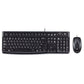 LOGITECH MK120 Full Size Membrane Wired Keyboard and Mouse Combo