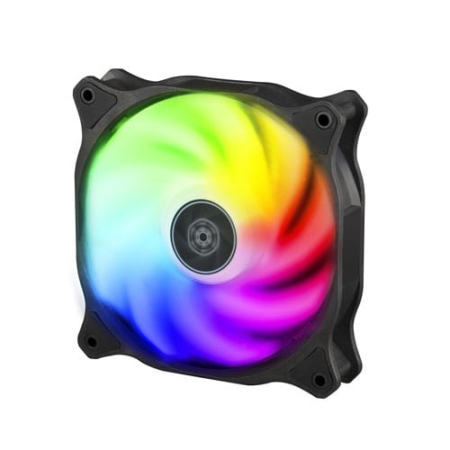 SILVERSTONE Air Blazer 120R 120mm ARGB Cabinet Fan (Black) (Single Pack)