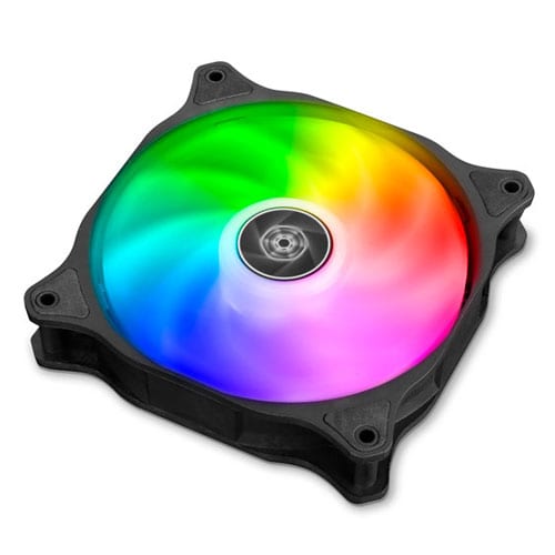 SILVERSTONE Air Blazer 120R 120mm ARGB Cabinet Fan (Black) (Single Pack)