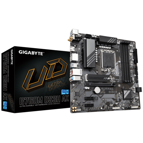 GIGABYTE GA-B760M-DS3H AX DDR5 INTEL LGA1700 MOTHERBOARD