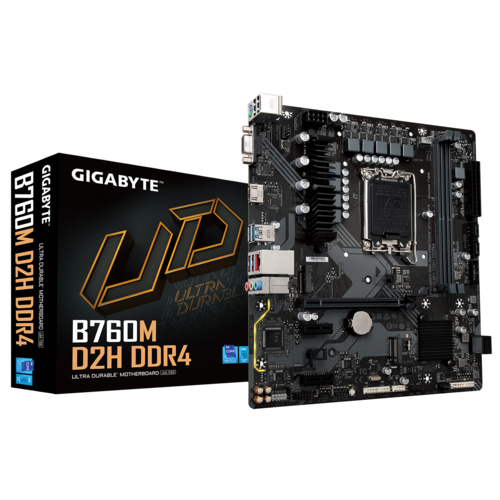 GIGABYTE GA-B760M-D2H DDR5 INTEL LGA1700 MOTHERBOARD
