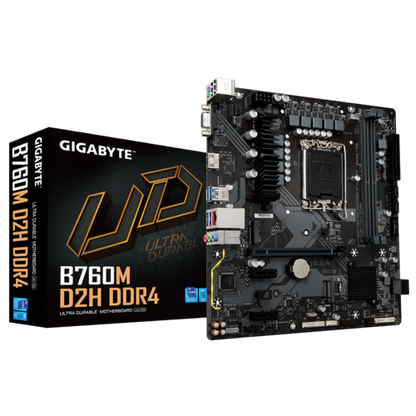 GIGABYTE GA-B760M-D2H DDR4 INTEL LGA1700 MOTHERBOARD