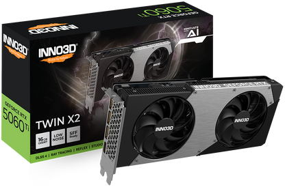 INNO3D GeForce RTX 5060 Ti 16GB TWIN X2 Graphics Card