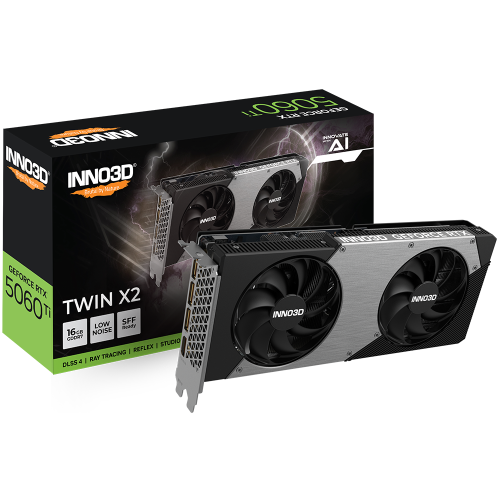 INNO3D GeForce RTX 5060 Ti Twin X2 16GB Nvidia Graphic Card