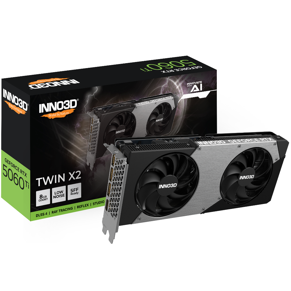 INNO3D GeForce RTX 5060 Ti Twin X2 8GB Nvidia Graphic Card