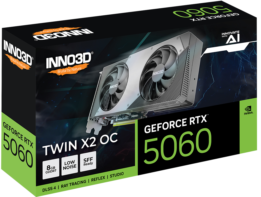 INNO3D GeForce RTX 5060 8GB TWIN X2 OC Graphic Card