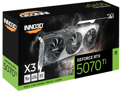 INNO3D RTX 5070 TI X3 16GB GRAPHICS CARD