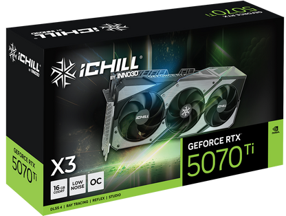 INNO3D GeForce RTX 5070 Ti iCHILL X3 16GB GDDR7 Graphics Card