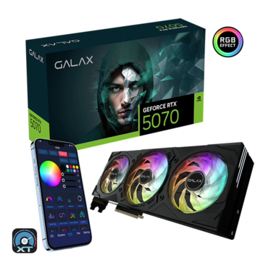 GALAX Geforce RTX 5070 EX Gamer 1 Click OC 12GB NVIDIA Graphic Card