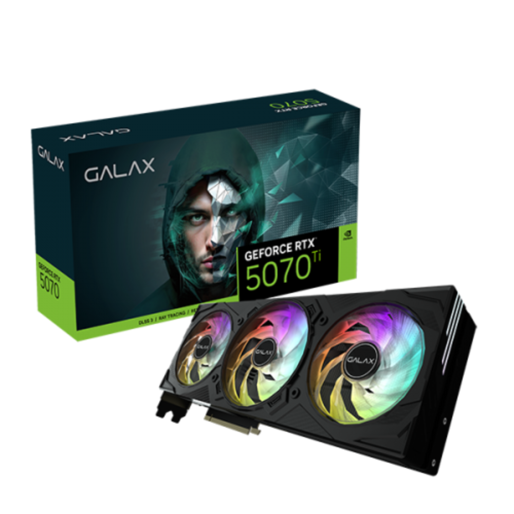 GALAX Geforce RTX 5070 Ti EX Gamer 1 Click OC 16GB NVIDIA Graphic Card
