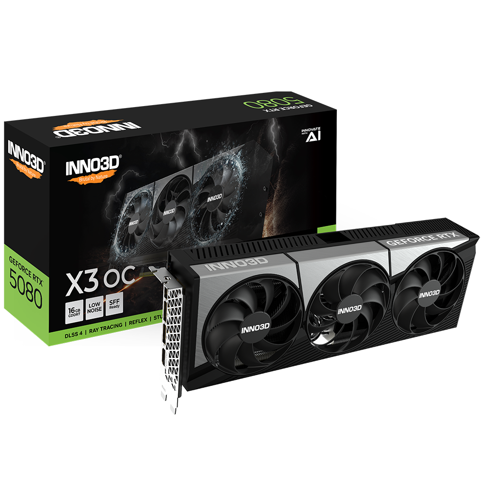 INNO3D GeForce RTX 5080 X3 OC 16GB Nvidia Graphic Card