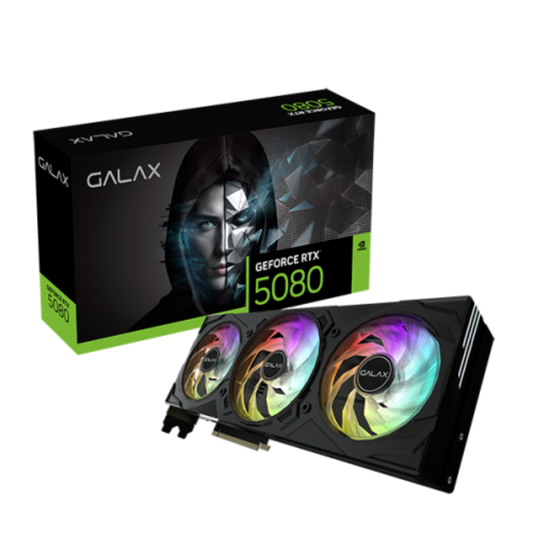 GALAX Geforce RTX 5080 EX Gamer 1 Click OC 16GB NVIDIA Graphic Card