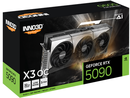 INNO3D RTX 5090 X3 OC 32GB GDDR7 GRAPHICS CARD