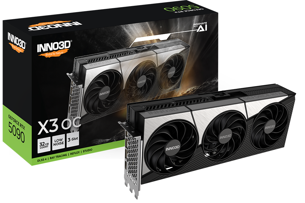 INNO3D RTX 5090 X3 OC 32GB GDDR7 GRAPHICS CARD – Mehta Brothers Shop