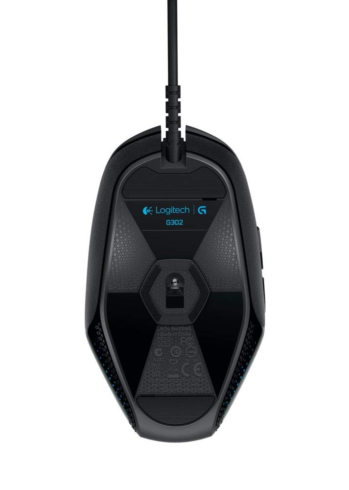 LOGITECH G302 Daedalus Prime Wired Ergonomic Gaming Mouse ( 910-004210 ) ( 4000DPI / 6 Macro Buttons ) ( Black )