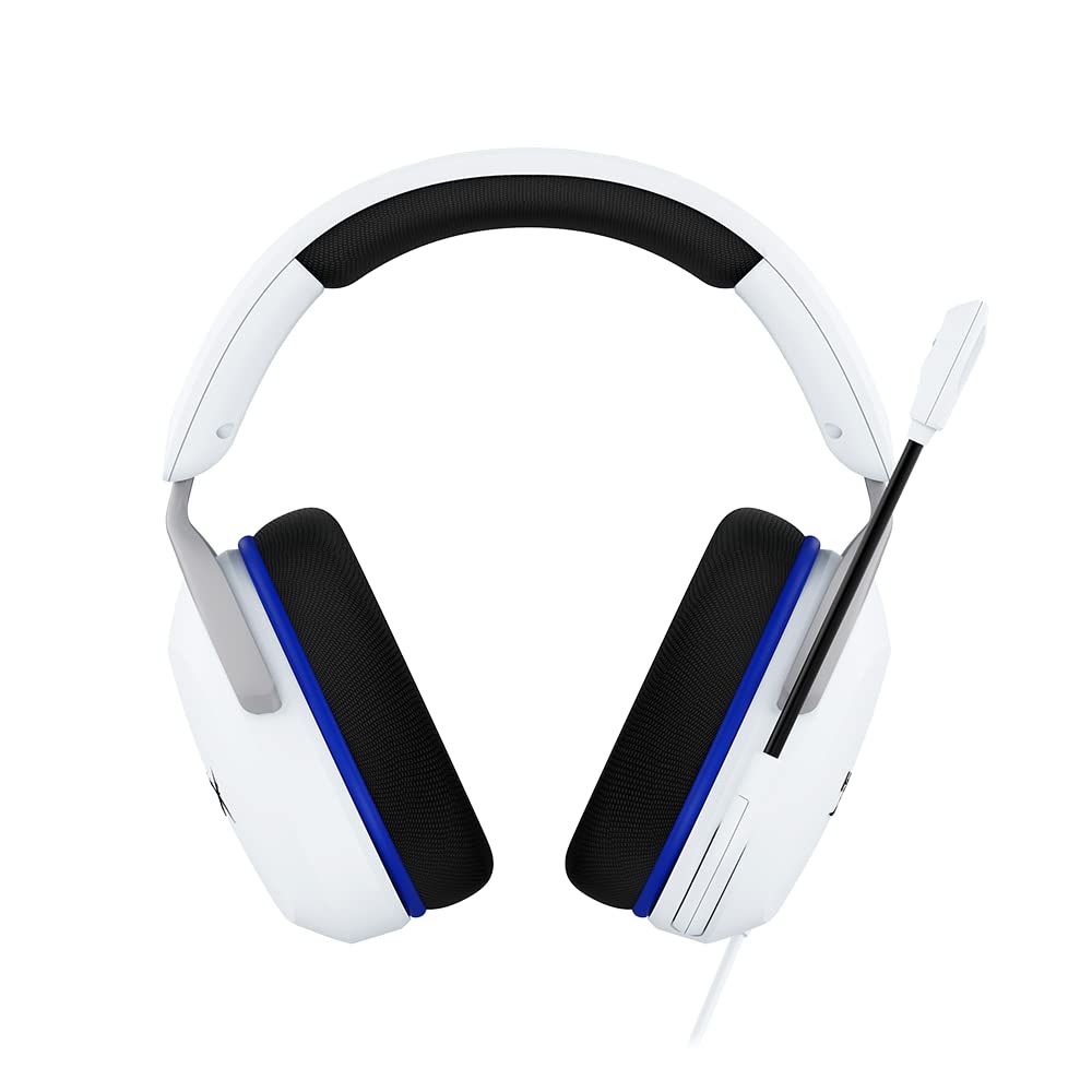HYPERX Cloud Stinger 2 Core Wired 7.1 Surround Gaming Headphone ( White ) ( For PlayStation ) ( PS5 / PS4 )