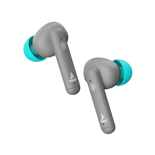 Boat Airdopes 148 TWS Ear Buds Wireless Earphones with mic (Cyan Cider)