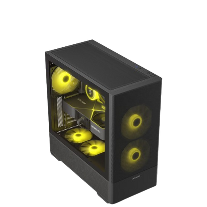ANT ESPORTS 511 AIR 5F MID TOWER (E-ATX/ATX/M-ATX/M-ITX) BLACK CABINET 2X120MM 3X140MM FANS