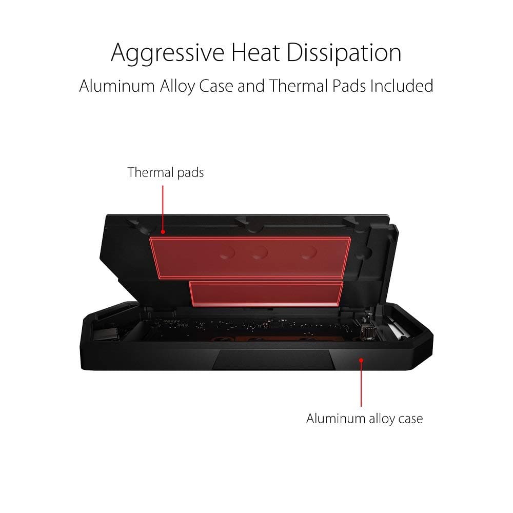 ASUS ROG Strix Arion M.2 NVME Gen2 Enclosure-USB 3.2 Solid State Drive (SSD)