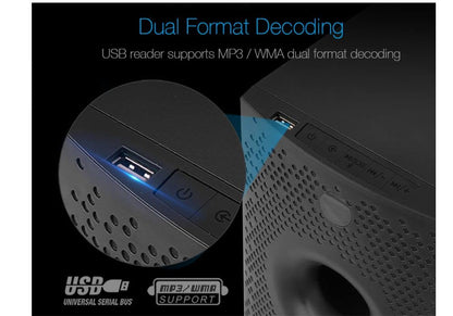 F&D F210X 2.1 CHANNEL MULTIMEDIA SPEAKER (BLACK) | WIRELESS BLUETOOTH SPEAKERS