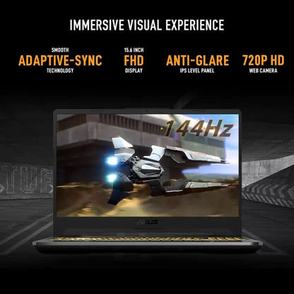 ASUS TUF GAMING A15 AMD RYZEN 7 OCTA CORE 7435HS - (16 GB/512 GB SSD/WINDOWS 11 HOME/4 GB GRAPHICS/NVIDIA GEFORCE RTX 2050) FA566NFR-HN259W GAMING LAPTOP (15.6 INCH, GRAPHITE BLACK, 2.30 KG)