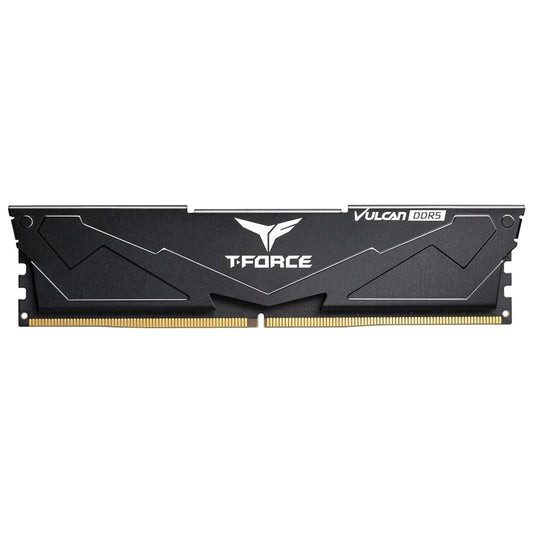 TEAMGROUP T-FORCE VULCAN 16GB (16GBX1) DDR5 5600MHZ DESKTOP RAM (BLACK)
