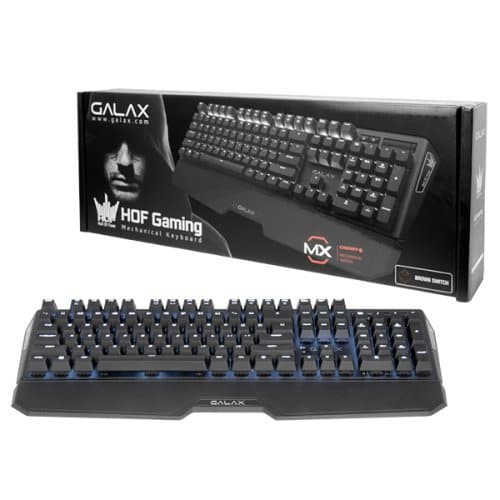 GALAX HOF Full Size Mechanical Wireless Gaming Keyboard ( Black ) ( Cherry MX Brown Switch )