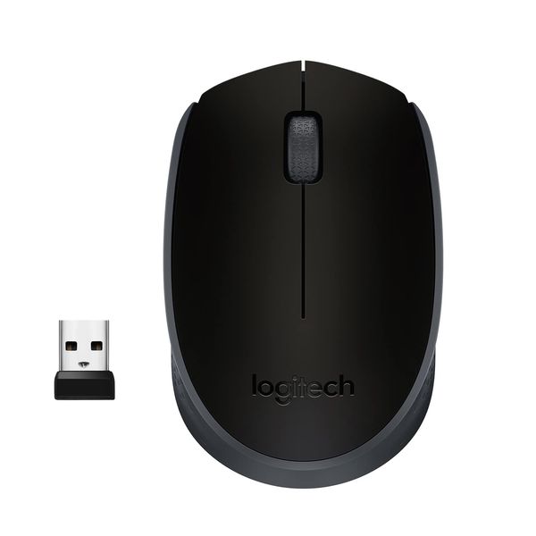 LOGITECH B170 Wireless Ambidextrous Gaming Mouse ( 1000DPI / 3 Buttons ) ( Black )