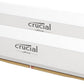CRUCIAL PRO 64GB (2X32GB) DDR5-6400 UDIMM CL40 WHITE CP2K32G64C40U5W