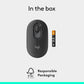 LOGITECH POP ICON COMPACT AND PORTABLE WIRELESS BLUETOOTH MOUSE - GRAPHITE