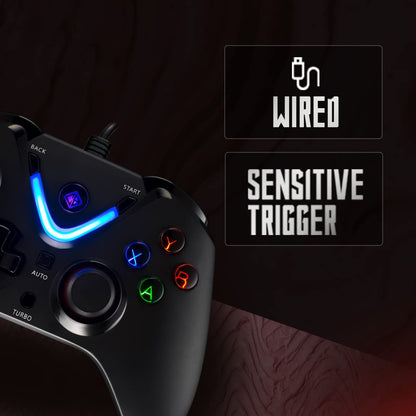 COSMIC BYTE ARES WIRED (BLACK) GAMEPAD