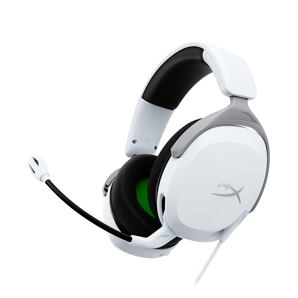 HYPERX CloudX Stinger 2 Core Wired 3.5mm Stereo Gaming Headphone ( White ) ( PC / Mac / Xbox / PS4 / PS5 )