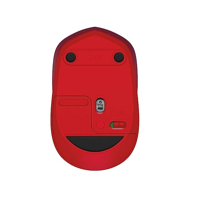 LOGITECH M337 Bluetooth Ambidextrous Gaming Mouse (M337) (1000DPI/3 Macro Button) (Red)