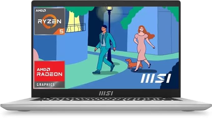 MSI 14 C7M-062IN MODERN [R5-7530U RYZEN/16GB/512GB SSD/WIN11 HOME/14.0 INCH/INTEGRATED GRAPHICS /1 YEAR(S)/BLACK]