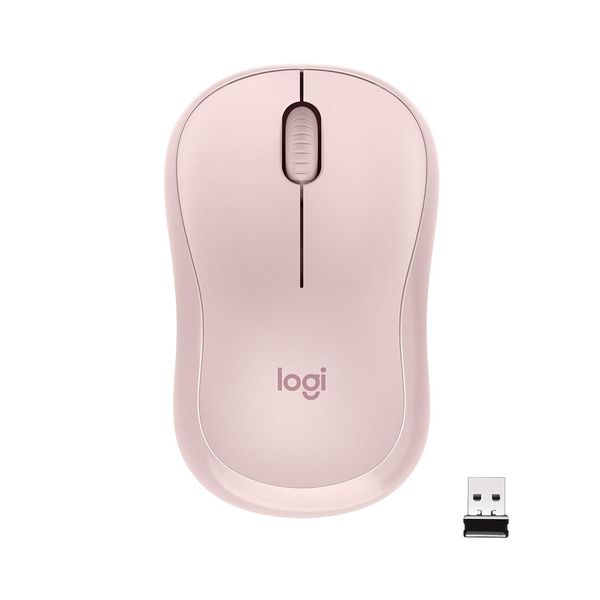 LOGITECH M221 Silent Wireless Ambidextrous Gaming Mouse ( M221 ) ( 1000DPI / 3 Macro Button ) ( Rose )