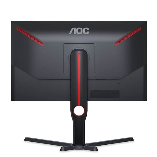 AOC 24.5 VA , FHD , 240 Hz, 0.5ms, 300 cd/m², HDMI 2.0 x 2, DP 1.2 x 1, NTSC 101% / sRGB 120% with Hight Adjustable Stand / AMD FreeSync Premium.