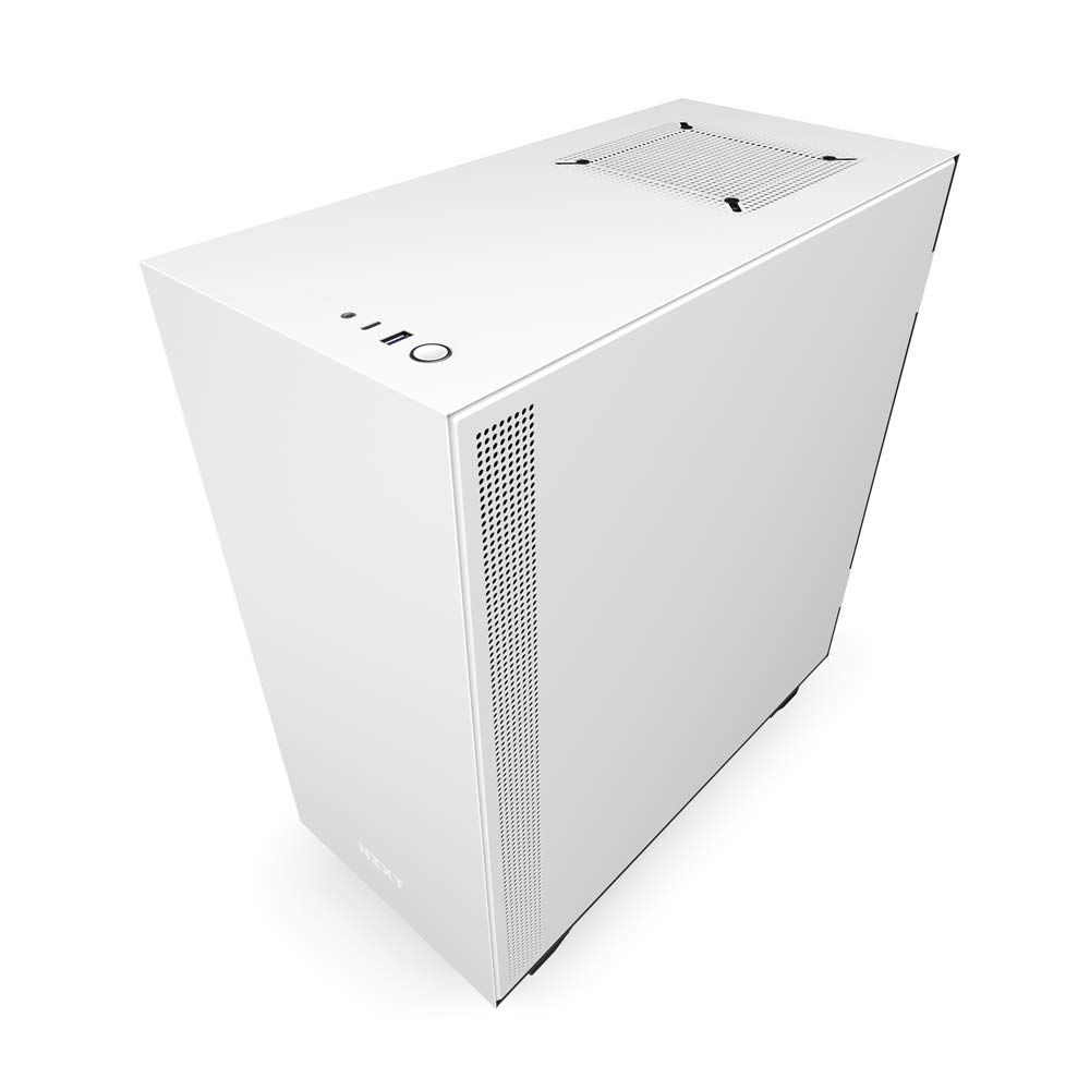 NZXT H510 Compact ATX Mid Tower Cabinet with Tempered Glass (Black & White)