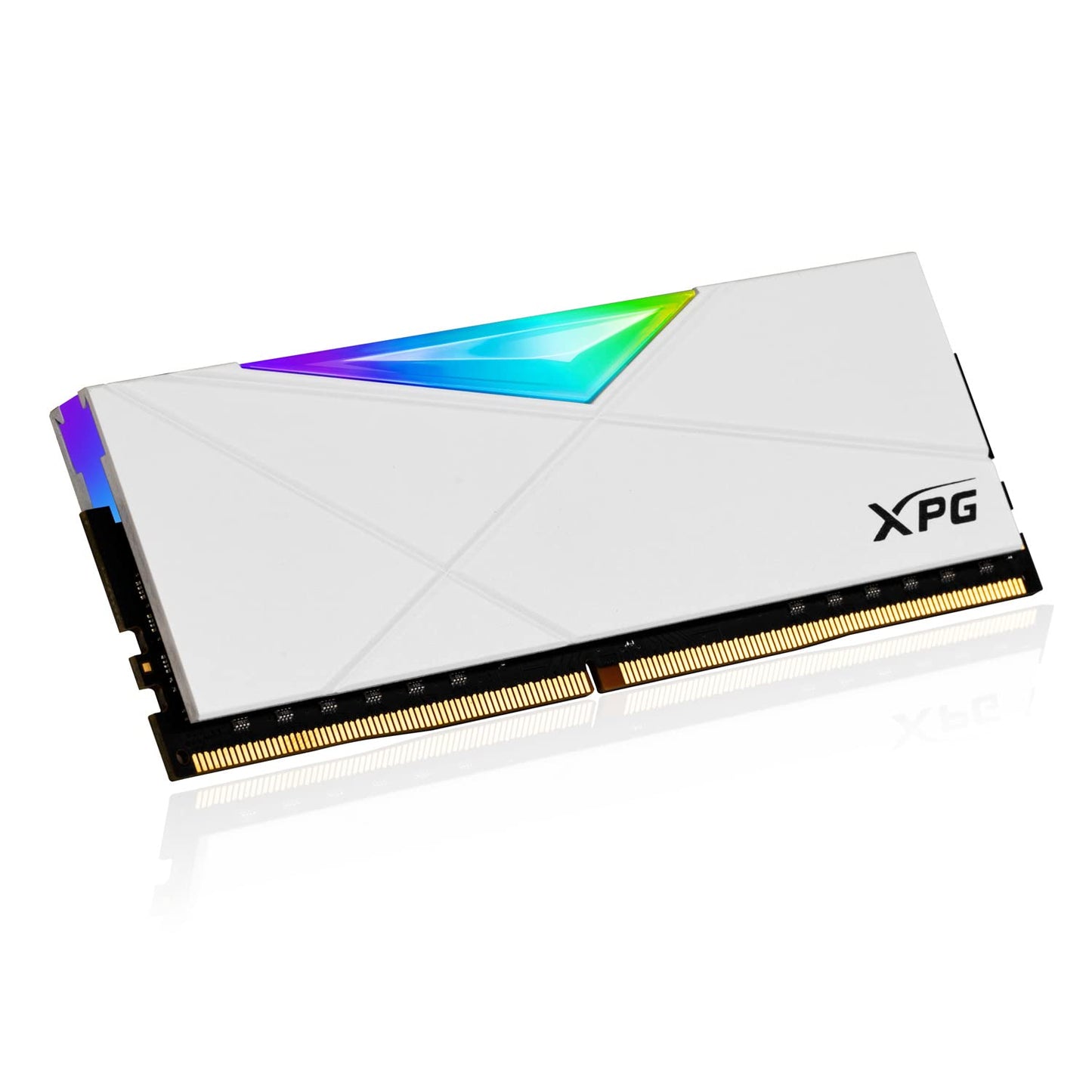 ADATA XPG 16GB D4 3200MHZ SW50 RGB DESKTOP RAM WHITE AX4U320016G16A-SW50