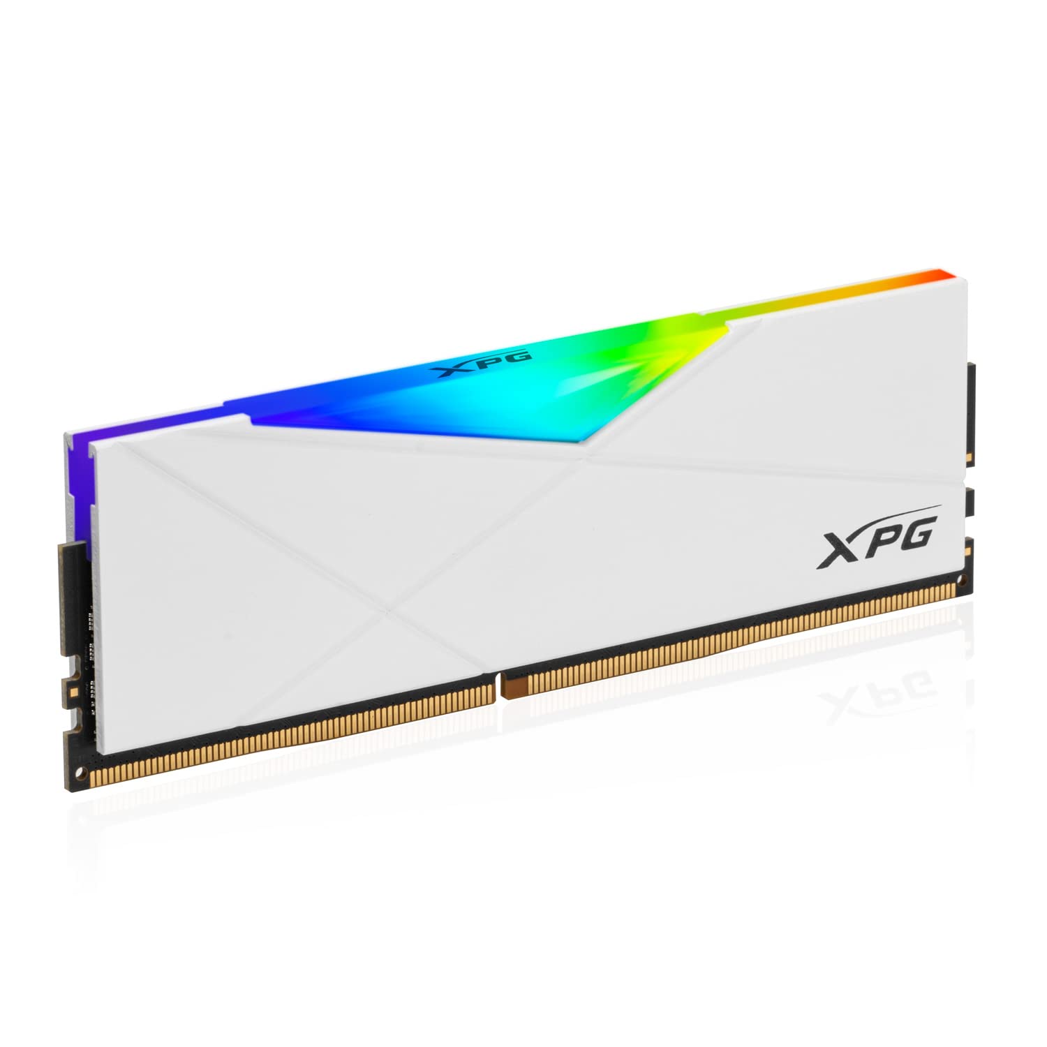 ADATA XPG 16GB D4 3200MHZ SW50 RGB DESKTOP RAM WHITE AX4U320016G16A-SW50