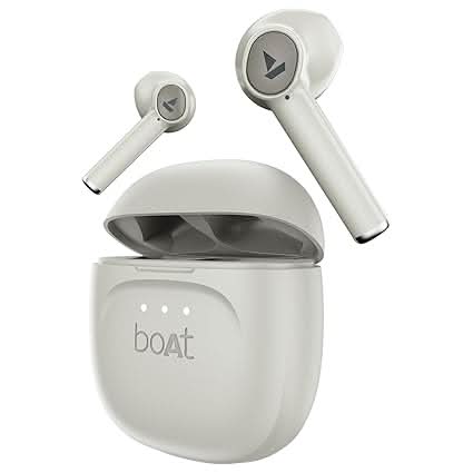 Boat Airdopes 138 Gen 2 Bluetooth Earbuds Cream White
