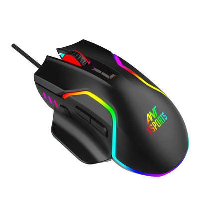 ANT ESPORTS GM320 RGB WIRED OPTICAL GAMING MOUSE -BLACK