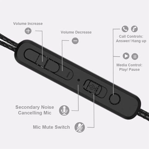 CLAW G13 Triple Driver Wired in Ear Earphones Gaming Earphones (Black)