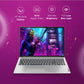 LENOVO IDEAPAD SLIM 5 AMD RYZEN 5 7530U 14 INCH (35.5CM) WUXGA+ IPS LAPTOP (16GB/512GB SSD/WIN 11/OFFICE 2021/BACKLIT KB/FHD CAMERA/ALEXA/3 MONTH GAME PASS/ARCTIC GREY/1.46KG), 82XE004RIN