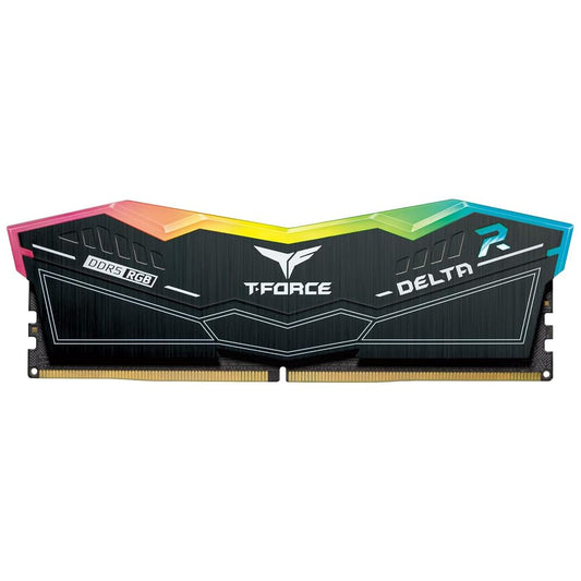 TEAMGROUP T-FORCE DELTA RGB 32GB (32GBX1) DDR5 6000MHZ DESKTOP RAM (BLACK)
