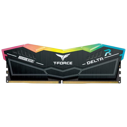TEAMGROUP T-FORCE DELTA RGB 16GB (16GBX1) DDR5 6000MHZ DESKTOP RAM (BLACK)