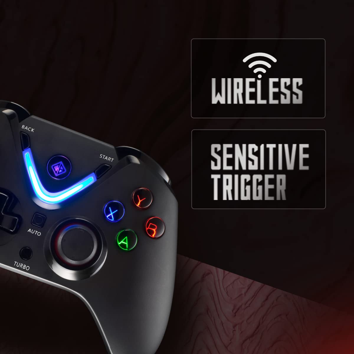 COSMIC BYTE ARES WIRELESS (BLACK) GAMEPAD