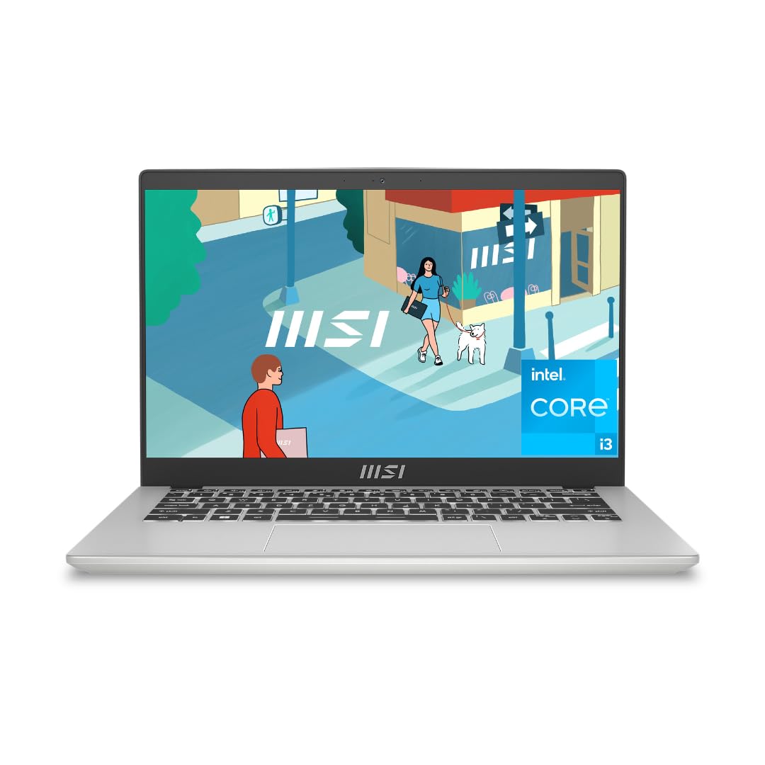 MSI MODERN 14 C13M-115IN [CI3-1315U/8GB/512GB SSD/WIN11 HOME/14.0"/INTEGRATED GRAPHICS/1 YEAR(S)/SILVER]