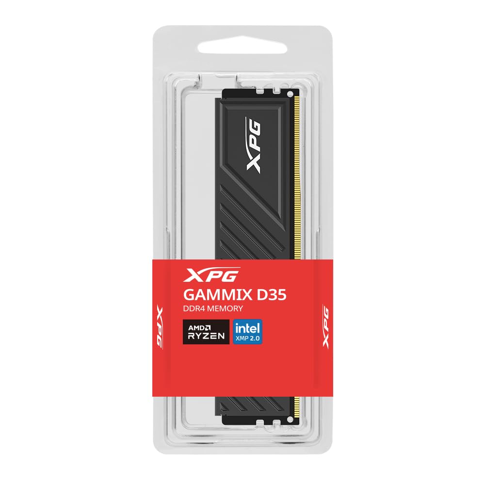 XPG DDR4 32GB 3600MHZ D35 GAMMIX BLACK AX4U360032G18I-SBKD35
