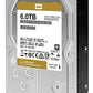 WESTERN DIGITAL 6TB GOLD INTERNAL SATA HARD DRIVE